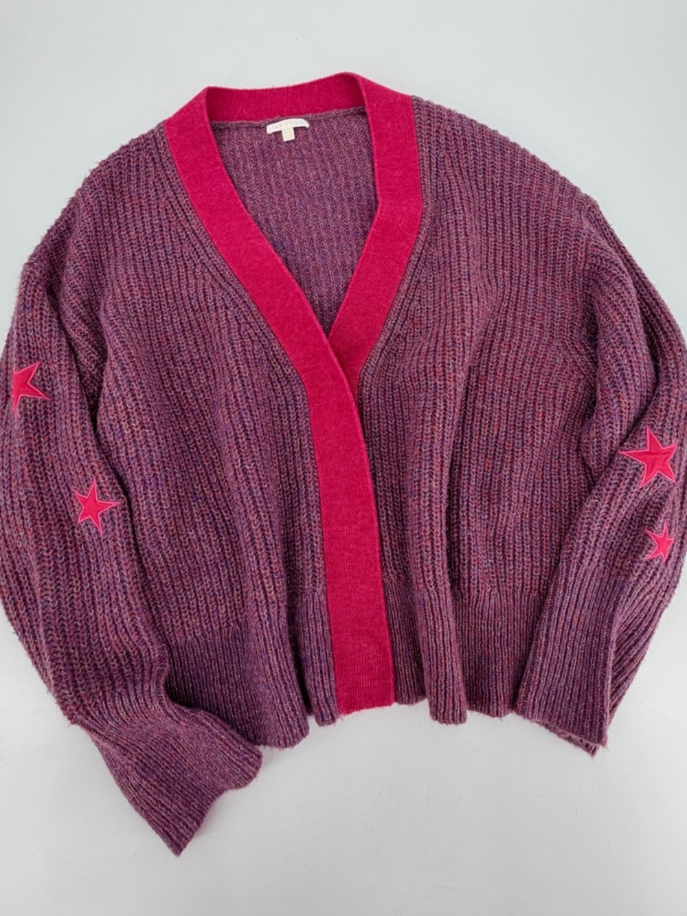 Lisa Todd Star Oversized Cardigan Sweater Large